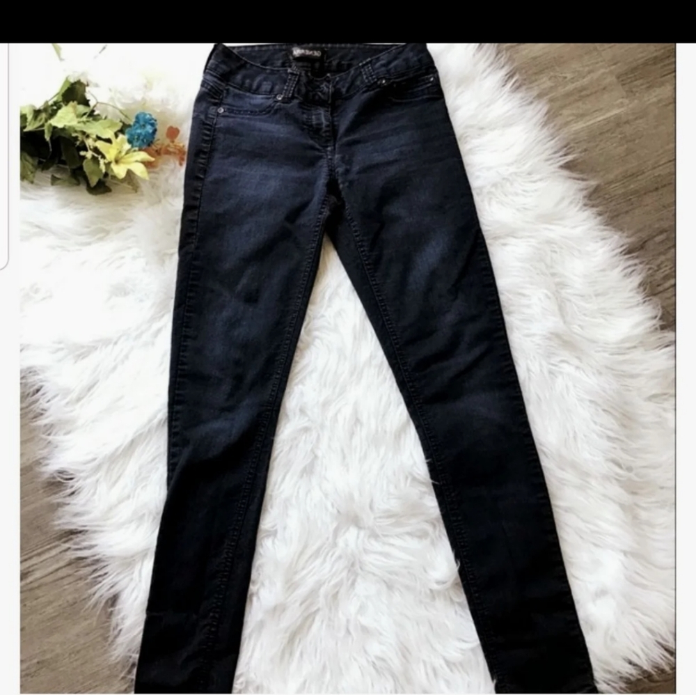 Navy jeans